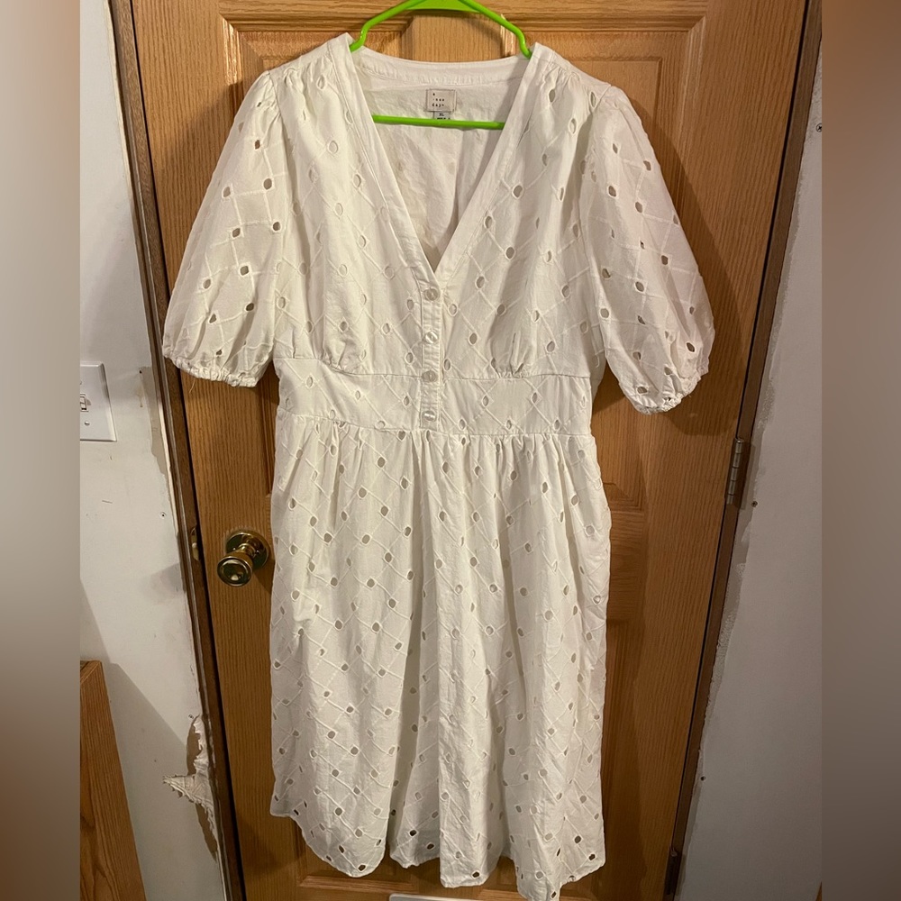 White summer dress